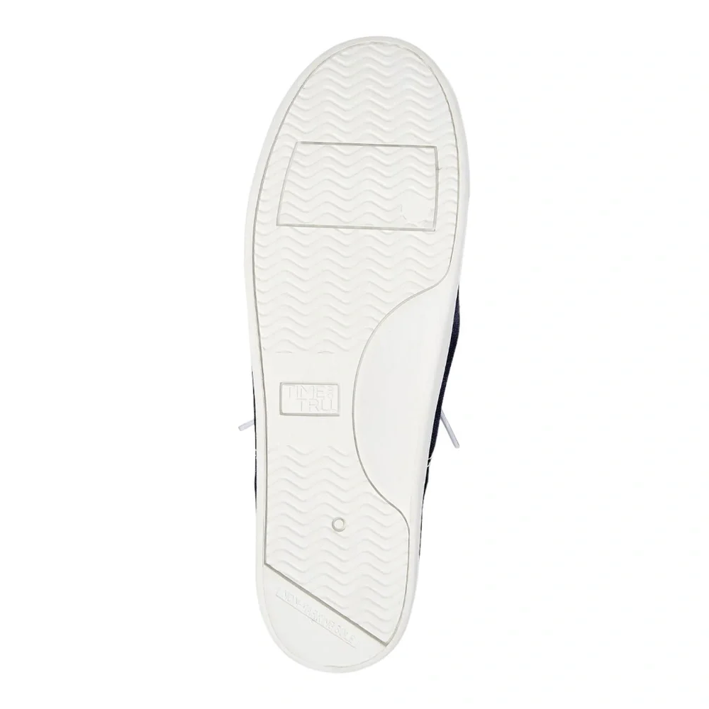 MEDIUM WIDTH BLUE Time and Tru Women's Scrunch Back Slip-On Sneaker Sz Various - Picture 5 of 5